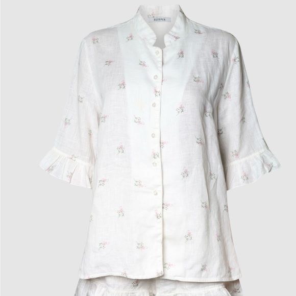 Sleeper 100% linen button down - Picture 1 of 6